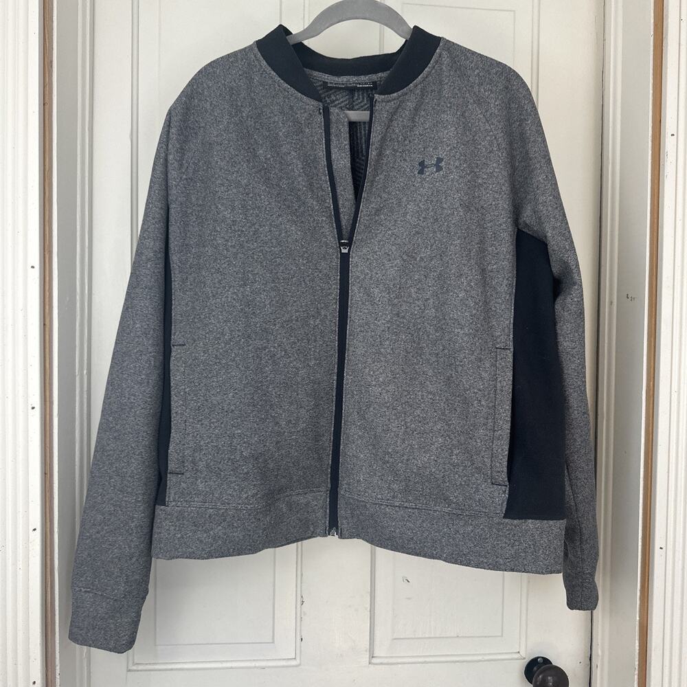 Under Armour Loose ColdGear UA XLarge Full Zip Mock Neck Lightweight Jacket